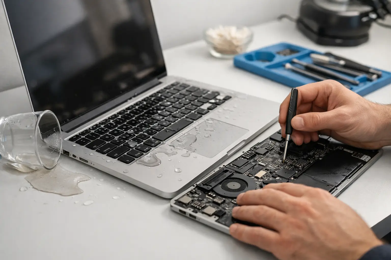 MacBook Liquid Damage Repair Guide
